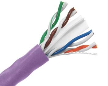 UL CMR Rated UTP CAT6 Network Cable 4 Pairs 23 AWG Solid Copper PVC Jacket