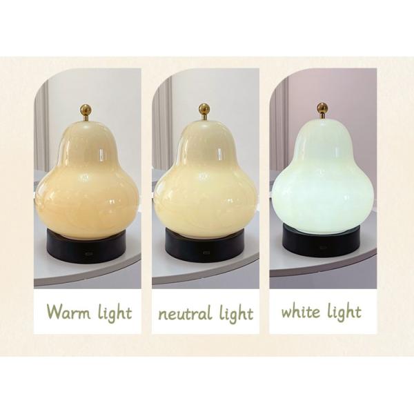 Nightlight касания французского ухода за больным спальни атмосферы лампы груши сливк поручая декоративный читая