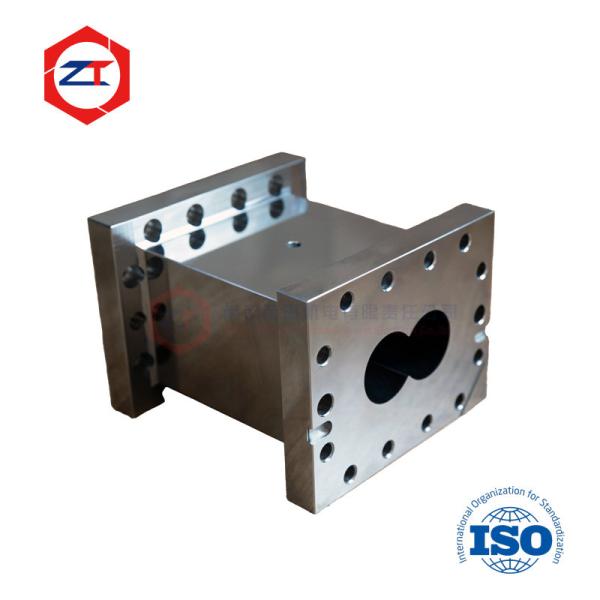 0.02mm Tolerances Twin Screw Extruder Parts For α101 Extrusion Machine Screw Barrel
