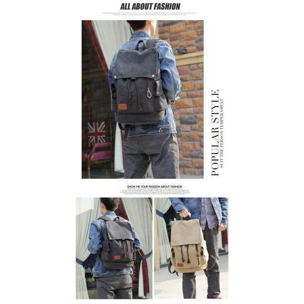 Wholesale Leisure Backpack Men Fashion CanvasBag Computer Bag