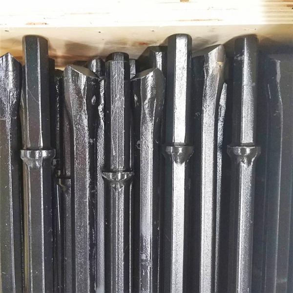 22mm Hexagonal Plug Hole Integral Drill Steel or Rock Drill Rod For Quarry Mining Rock Drilling Tools