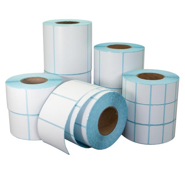 Full Color Printing Thermal Label For Barcode With Perferation Line Transfer Thermal Label