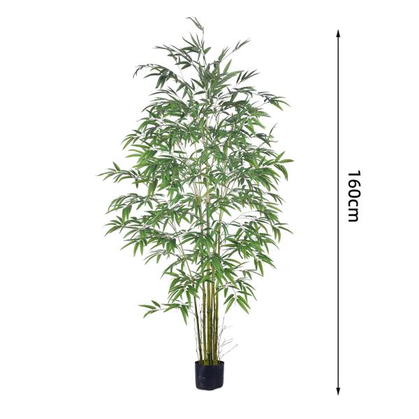 Wholesale Artificial Bamboo Plant Tree With Plastic Pot For  Decor, Apartment Or Office– Realistic Fake Indoor Plants For Living Room, Bedroom, Bathroom, Entryway – Faux Greenery For  DéCor