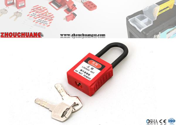 38mm Nylon Shackle Xenoy Safety Lockout Padlocks with Master Key