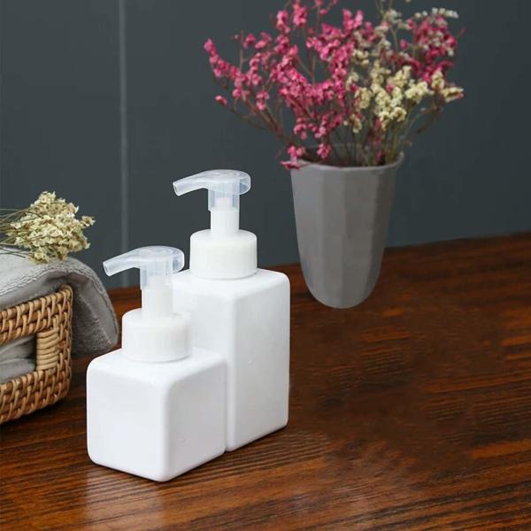 Бутылка распределителя насоса пены косметической бутылки насоса лосьона упаковки белая