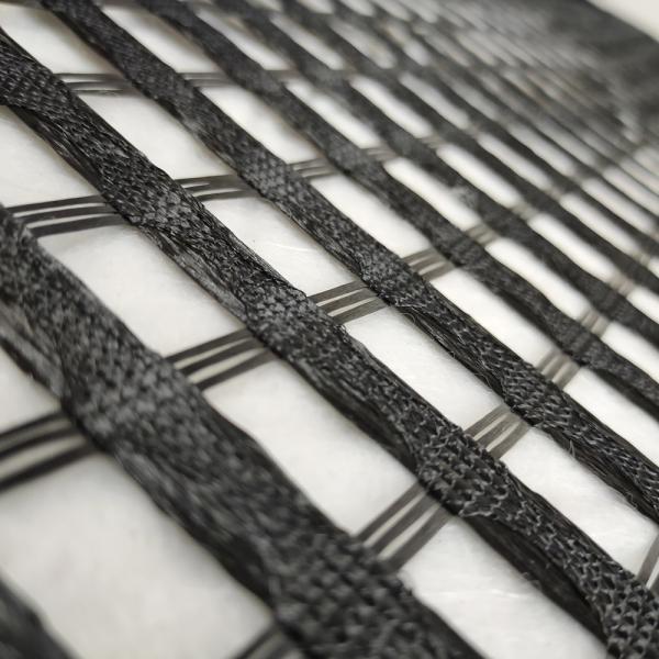 Aperture Size 50.8mm Woven Coated SBR/PVC Knitted BX PET Polyester Geogrid Soil Stabilty Foundation Reinforce
