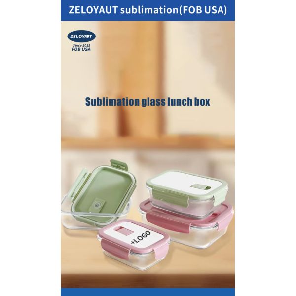 Promotional Sublimation Lunch Box Tableware for Personal & Corporate Use for School