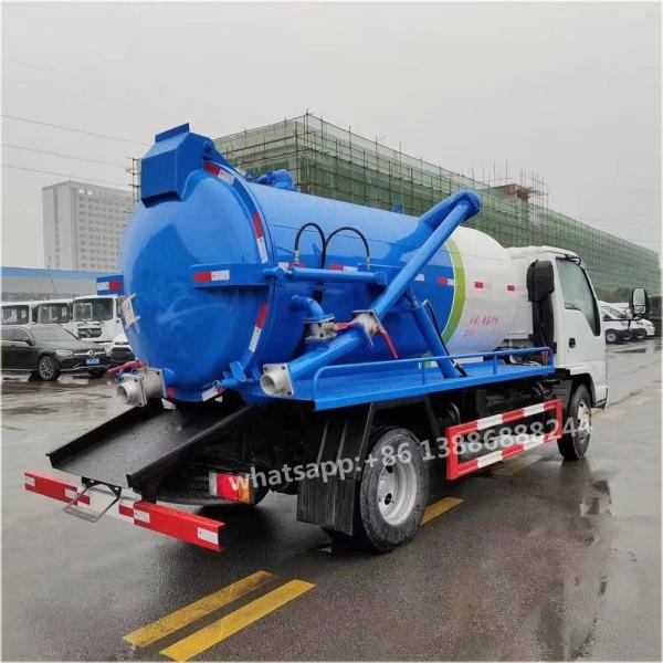 I SUZU 4000-5000  Liters   Vacuum Truck  Sewage Suction  Septic Pump Truck