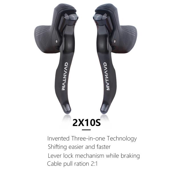 Lightweight and Durable Aluminum Alloy Road Bicycle Brake Lever Compatible with SHIMAN0 Transmission