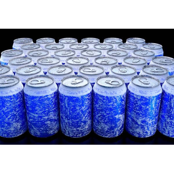 Custom Printed 473ml Oem Aluminum Tin Cans 157mm Height