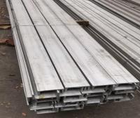 Canal de aço inoxidável 100x50 das canaletas em U ASTM A484 SS C de ASTM A276