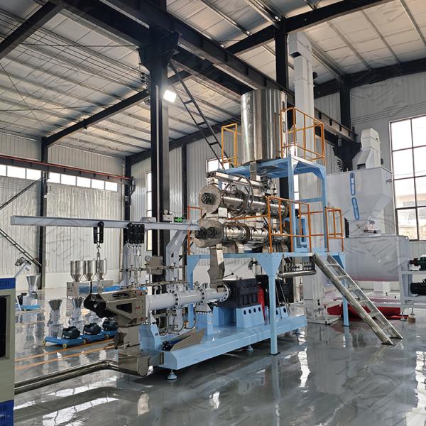 Multifunction Stainless Steel Dry Pet Food Machine Extruder Processing Line