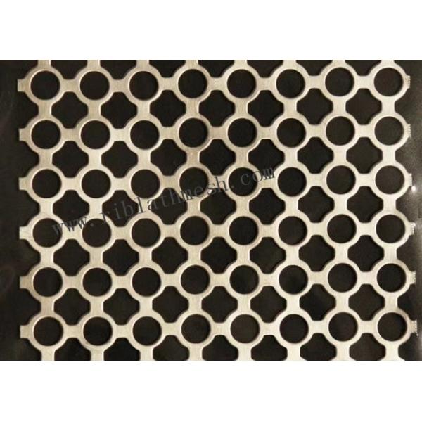 Round Hole 1m Width 2m Length Perforated Steel Mesh