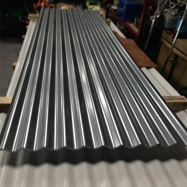 6-12m Black Colour Coated Metal Roofing Sheets Galvanized Corrugate Steel Sheet Tiles