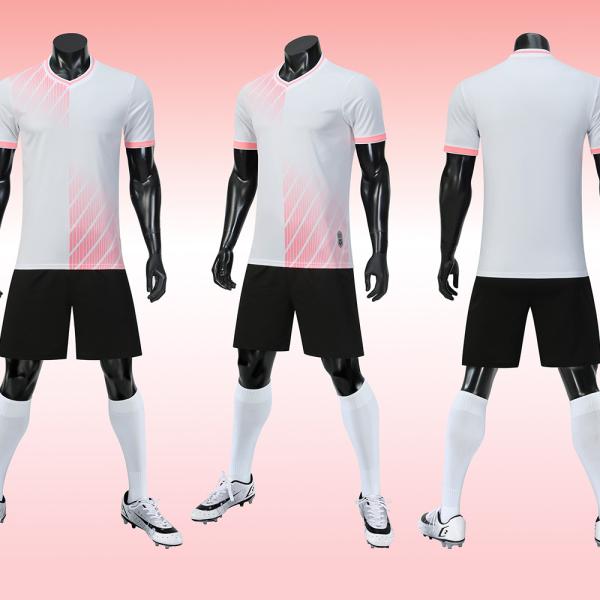 Jérsei respirável do grupo do futebol do ODM do OEM do peso leve liso seco rápido da camiseta de futebol