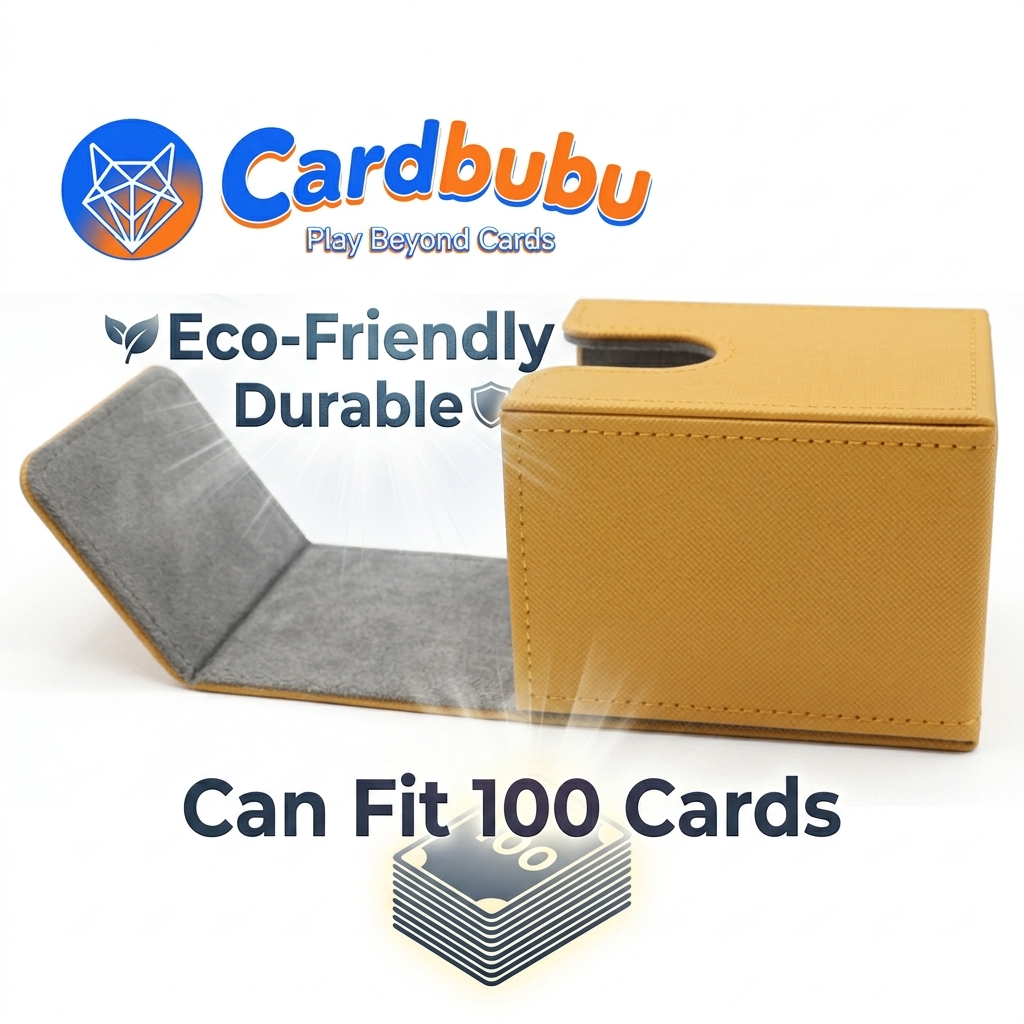Trading Cards Leather Deck Box Durable Stylish Magnetic Closure For Yu Gi Oh  PokéMon