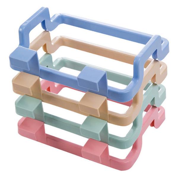 Kitchen Door Back Type Household Trash Bin Rack Portable