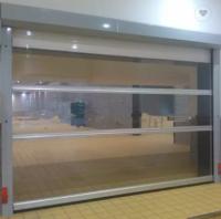 Porta de persiana rápida de alta qualidade da China Portas de rolo rápidas de aço galvanizado transparente de alta qualidade