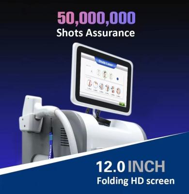 808nm Diode Laser Hair Removal Machine 10.4 LCD 400ms Pulse Width