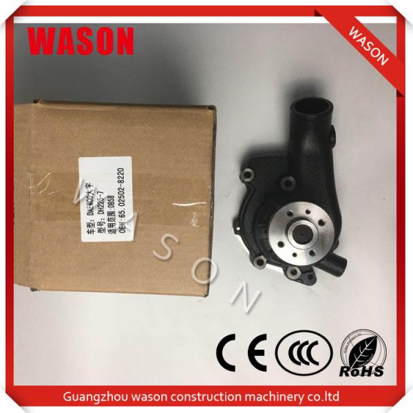 Daewoo Water Pump Daewoo Excavator Parts For DH225-7 DB58 65 02502-8220