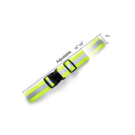 Adjustable Night Waist Protection Belt Elastic Reflective Safety Belt Physical Training