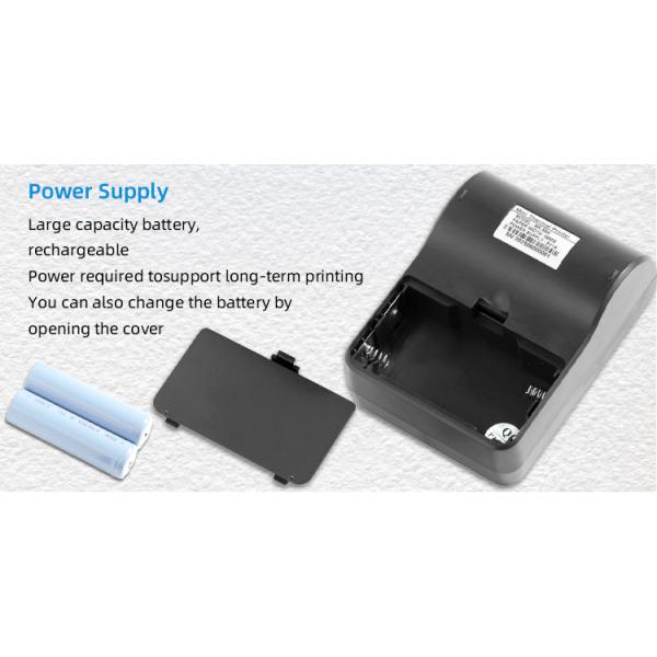 58mm Portable Series Printer for Supermarket Wireless Direct Thermal Printer Portable