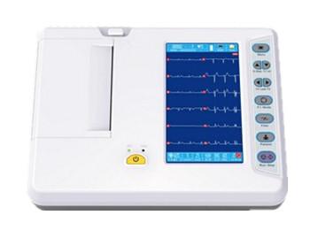 Canal médico do sistema de vigilância 6 de Ecg da ligação do Portable 12 com 6 línguas