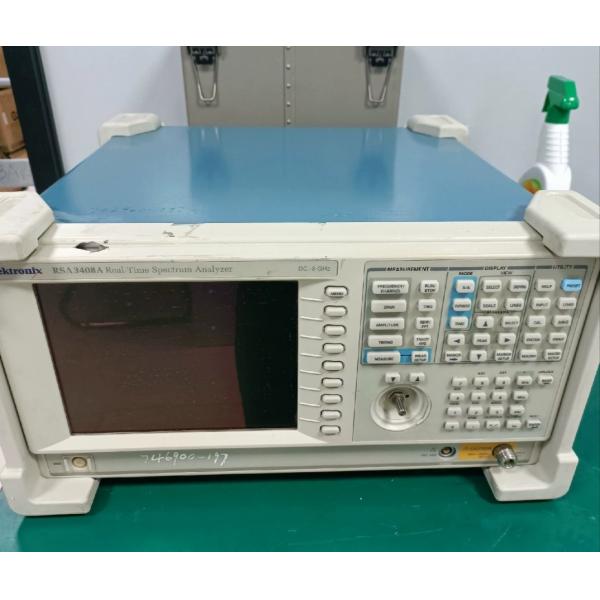 Tektronix RSA3408A Real-Time Spectrum Analyzer with 36 MHz Span, Frequency Mask Trigger, and Portable Design