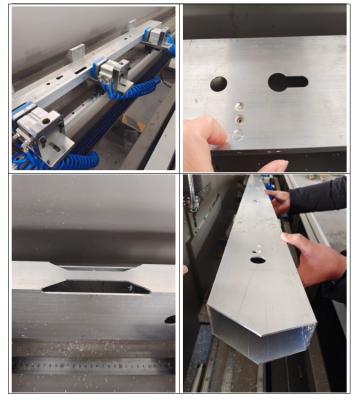 Máquina de processamento do CNC da porta da janela no perfil de alumínio para a função de trituração de furo do CNC