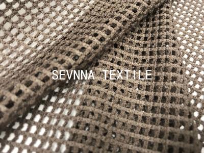 Cara dobro Textured malha da urdidura do jacquard da tela de malha do poder do Activewear