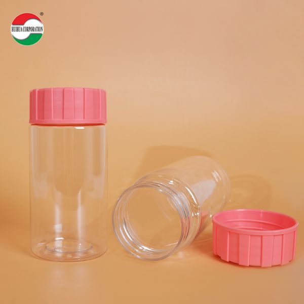 Food Grade PET Plastic Jars and Bottles with Lids High Quality Storage Containers for Candy Snacks Spices
