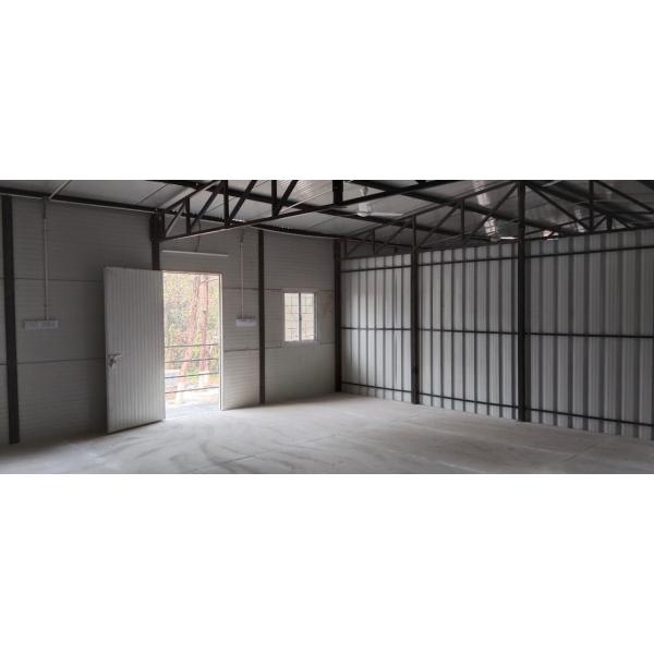 Rectangle Guest House with Wooden Floor Prefab Sandwich Panel House