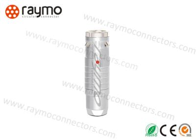 Conectores push pull circulares do metal impermeável