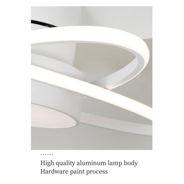 Современные простые регулируемые молчаливые света потолочного вентилятора живущей комнаты столовой светов вентилятора