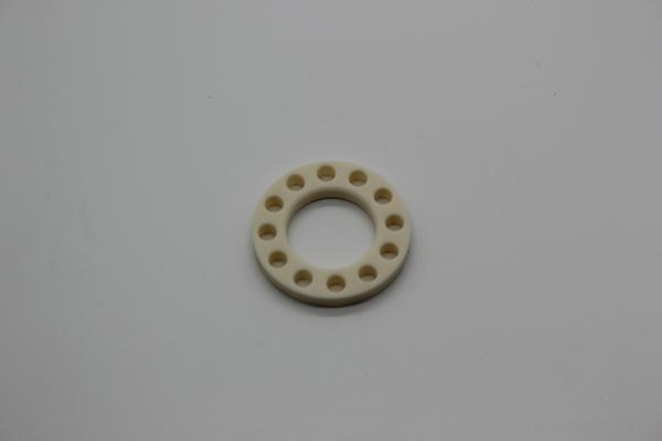Precise Advanced Ceramics Round Alumina Ceramic Ring Ceramic Gasket Machinery