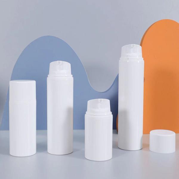 Crimp Dispenser Pump Airless Bottle With Different Capacity 30ml 50ml 80 100ml 120ml 150ml
