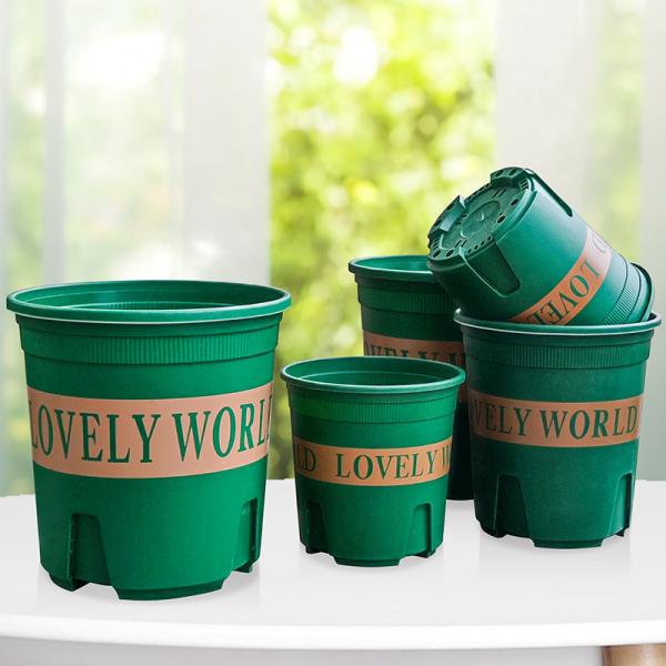 Nursery Pot Plant Grow Sturdy Flower pots in Bulk Price Gallon Durable Nursery Pot Garden Flower Pots Nursery Plant Container Kit With Matching Pallets
