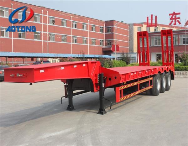 3*13T Trilha de ponte de três eixos para caminhão de baixo carregamento/drop deck