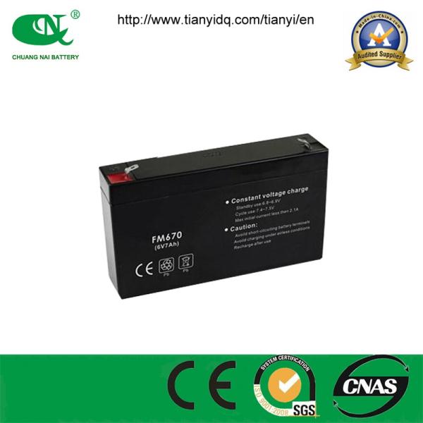 6V7ah Storage Battery of Lead Acid Battery for  Electric Toy Cars