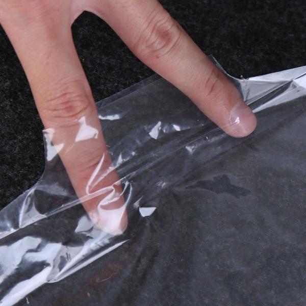 20pcs Plastic Clothes Dust Covers Hanging Storage Bag PVC Plant Fiber Type Proof Garment Bags for Home Dry Cleaners