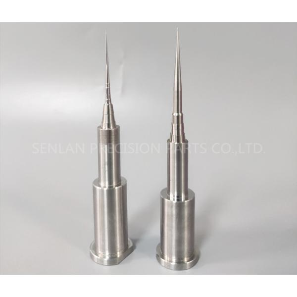 Custom S136 SKD61 SKH51 Material Mold Core Pins with 48-53HRC Hardness and +/-0.005mm Tolerance for Medical Plastic Molds