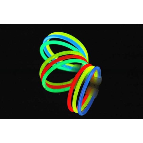 Halloween Supplies Colorful Butterfly Glow Stick Bracelets for Bar Occassion 5*200mm