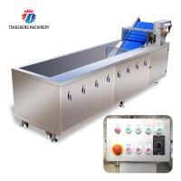 Équipement automatique de nettoyage de fruit de machine à laver de fruit d'acier inoxydable de 240KG 380V