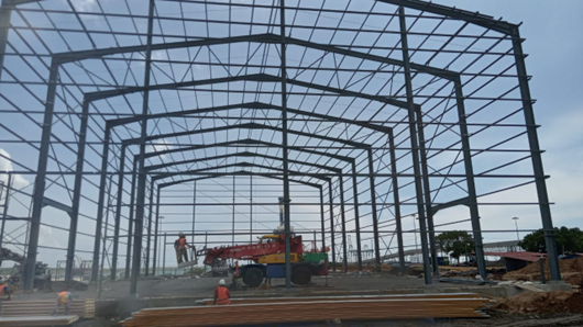 Prefabricated Structural Steel Buildings Structural Mini Steel Warehouse