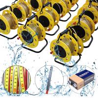 Medidor de nível de água portátil 50M 100M 200M 300M 500M Indicador de nível de água com áudio e luz para poço de óleo de água
