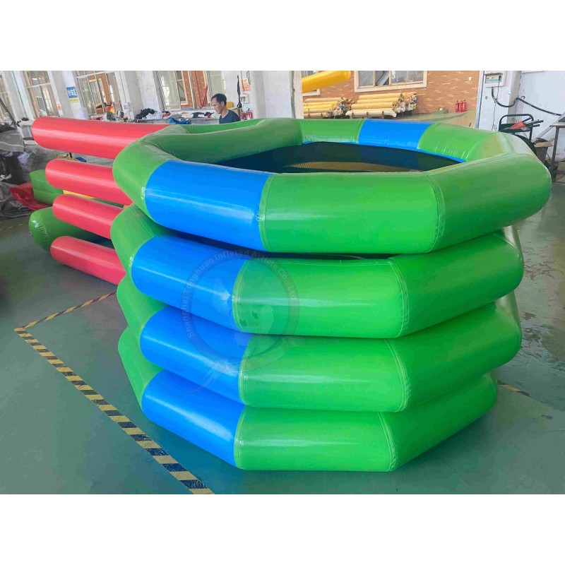 Inflatable Tennis Racket Inflatable Challenge Commercial Outdoor Fun Activities Team Building Custom Inflatable Competition