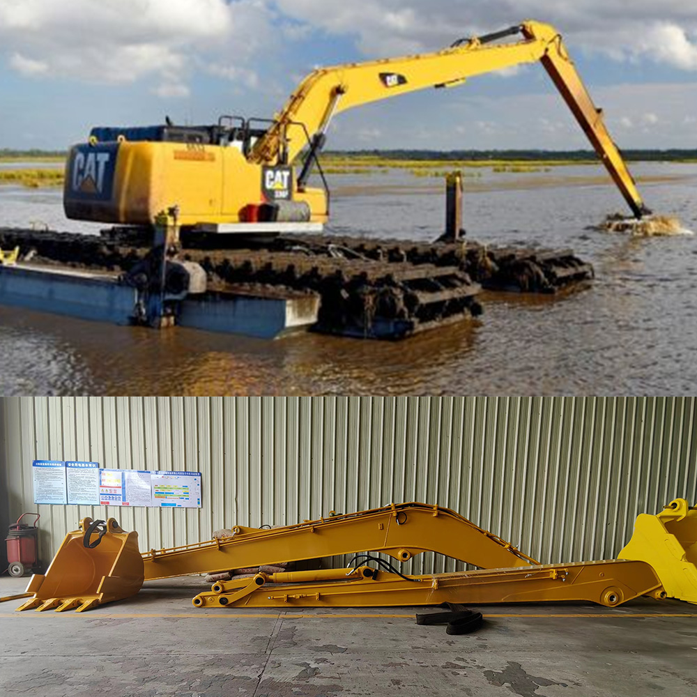 CAT320 PC200 4 тонны Длинный экскаватор для тяжелых работ Строительство, экскаватор бум и палка с цилиндром нефти