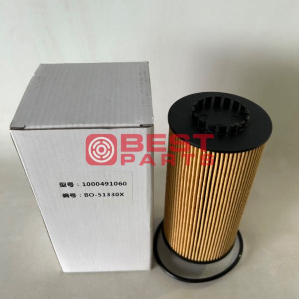 1000491060 Oil Paper Filter Element Suitable for Faw Liberation J6f Tiger VN Weichai Wp2.3nwp3n