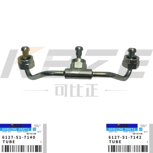 BULLDOZER D155A 6127-51-7140 6127-51-7142 KOMATSU S6D155-4 ENGINE CAMSHAFT OIL PIPE