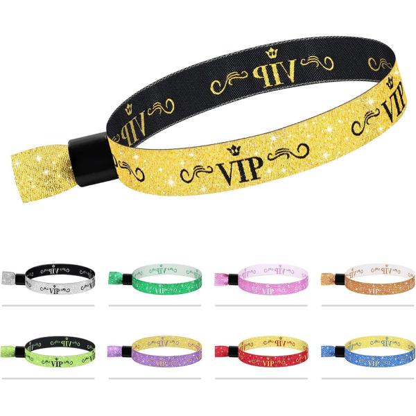 Convenient and Safe RFID Polyester/Ribbon Wristband for Concert Party Festival Events